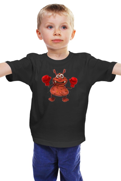 Заказать детскую футболку в Москве. Детская футболка классическая унисекс Монстр от ПРИНТЫ ПЕЧАТЬ  - готовые дизайны и нанесение принтов.
