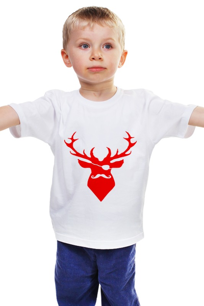 Заказать детскую футболку в Москве. Детская футболка классическая унисекс Ho Ho Ho... от Сrook - готовые дизайны и нанесение принтов.