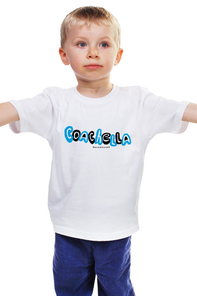 Заказать детскую футболку в Москве. Детская футболка классическая унисекс Коачелла от Inna Kirichenko - готовые дизайны и нанесение принтов.