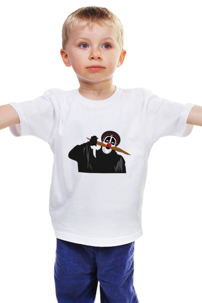 Заказать детскую футболку в Москве. Детская футболка классическая унисекс Мужик от YellowCloverShop - готовые дизайны и нанесение принтов.