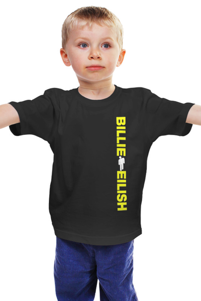 Заказать детскую футболку в Москве. Детская футболка классическая унисекс Billie Eilish от weeert - готовые дизайны и нанесение принтов.
