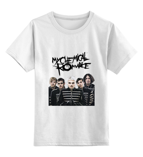 Заказать детскую футболку в Москве. Детская футболка классическая унисекс My Chemical Romance   от cherdantcev - готовые дизайны и нанесение принтов.