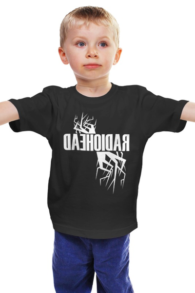 Заказать детскую футболку в Москве. Детская футболка классическая унисекс Radiohead от geekbox - готовые дизайны и нанесение принтов.