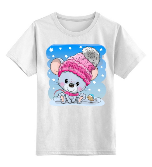 Заказать детскую футболку в Москве. Детская футболка классическая унисекс Символ Нового Года от balden - готовые дизайны и нанесение принтов.