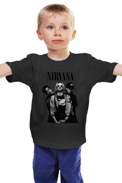 Заказать детскую футболку в Москве. Детская футболка классическая унисекс Nirvana group t-shirt от rancid - готовые дизайны и нанесение принтов.