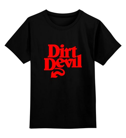 Заказать детскую футболку в Москве. Детская футболка классическая унисекс Dirt Devil от THE_NISE  - готовые дизайны и нанесение принтов.