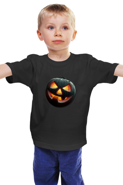 Заказать детскую футболку в Москве. Детская футболка классическая унисекс Helloween от polietan - готовые дизайны и нанесение принтов.