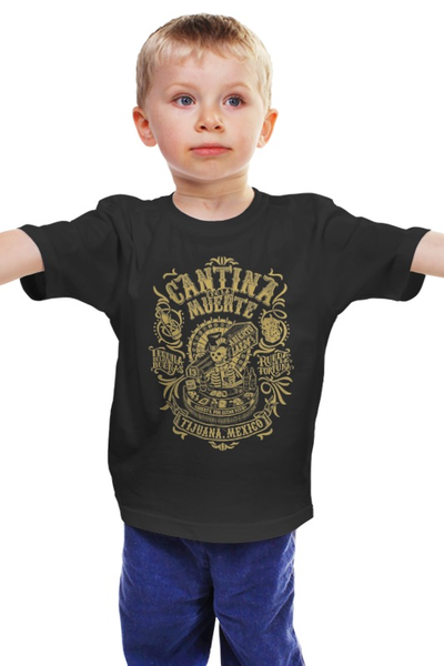 Заказать детскую футболку в Москве. Детская футболка классическая унисекс Mexico от OEX design - готовые дизайны и нанесение принтов.