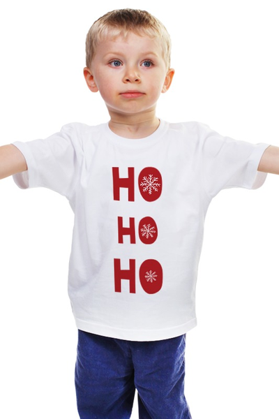 Заказать детскую футболку в Москве. Детская футболка классическая унисекс Хо Хо Хо от hideo_kojima - готовые дизайны и нанесение принтов.