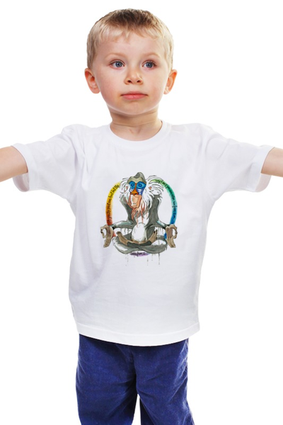 Заказать детскую футболку в Москве. Детская футболка классическая унисекс Медитация от Марина - готовые дизайны и нанесение принтов.