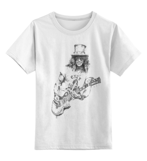 Заказать детскую футболку в Москве. Детская футболка классическая унисекс Slash от CoolDesign - готовые дизайны и нанесение принтов.