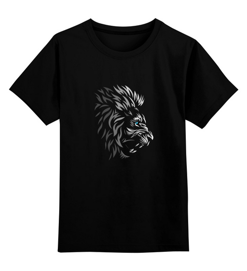 Заказать детскую футболку в Москве. Детская футболка классическая унисекс Царь зверей от ISliM - готовые дизайны и нанесение принтов.