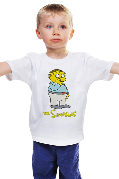 Заказать детскую футболку в Москве. Детская футболка классическая унисекс Симпсоны от ПРИНТЫ ПЕЧАТЬ  - готовые дизайны и нанесение принтов.
