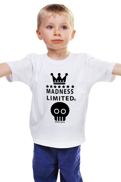 Заказать детскую футболку в Москве. Детская футболка классическая унисекс Madness от Pinky-Winky - готовые дизайны и нанесение принтов.