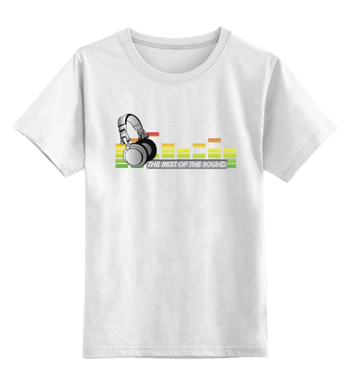 Заказать детскую футболку в Москве. Детская футболка классическая унисекс Лучший звук от valezar - готовые дизайны и нанесение принтов.