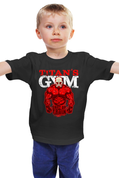 Заказать детскую футболку в Москве. Детская футболка классическая унисекс Титан от printik - готовые дизайны и нанесение принтов.