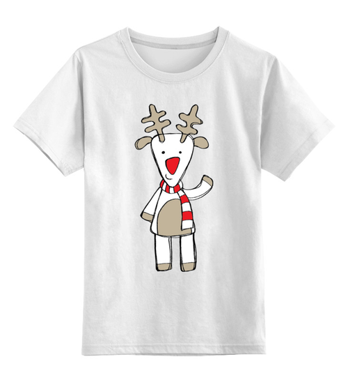 Заказать детскую футболку в Москве. Детская футболка классическая унисекс Новогодняя фуфайка от leisan_99 - готовые дизайны и нанесение принтов.