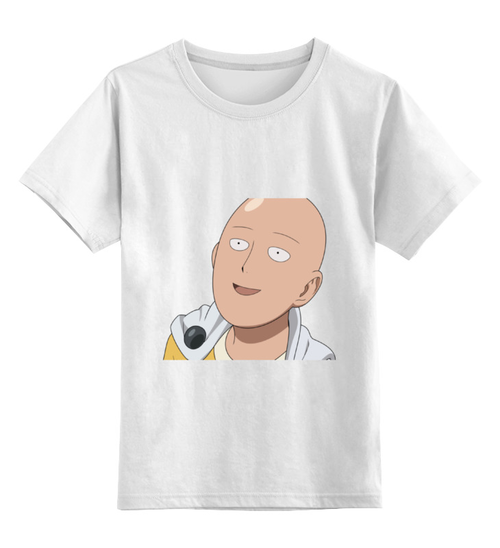 Заказать детскую футболку в Москве. Детская футболка классическая унисекс One panch man от Y L - готовые дизайны и нанесение принтов.