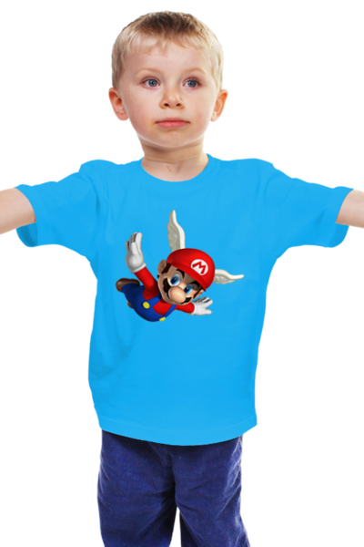 Заказать детскую футболку в Москве. Детская футболка классическая унисекс Коллекция Супер Марио. Италия -  детская майка от СмурФасон - готовые дизайны и нанесение принтов.