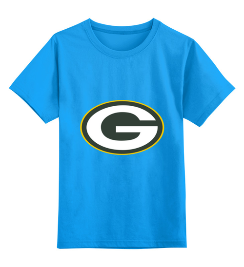 Заказать детскую футболку в Москве. Детская футболка классическая унисекс Green Bay Packers от dobryidesign - готовые дизайны и нанесение принтов.