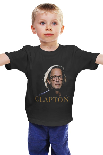 Заказать детскую футболку в Москве. Детская футболка классическая унисекс Clapton от ritakiev - готовые дизайны и нанесение принтов.