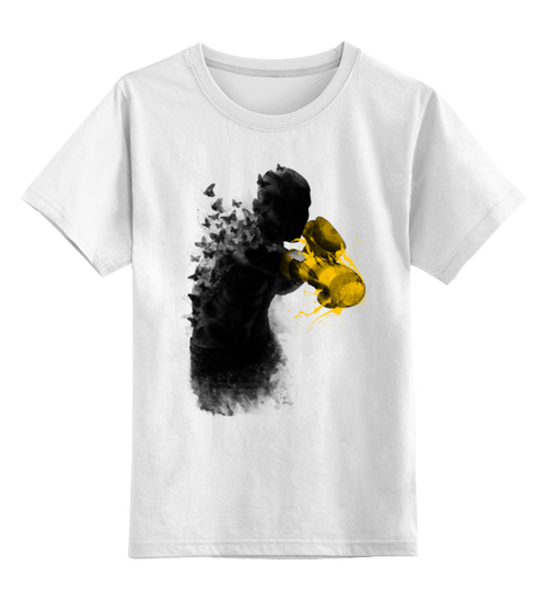 Заказать детскую футболку в Москве. Детская футболка классическая унисекс Порхай как бабочка, жаль как пчела от printik - готовые дизайны и нанесение принтов.