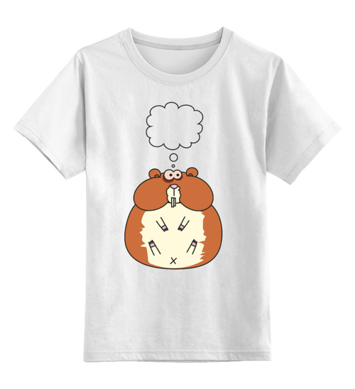Заказать детскую футболку в Москве. Детская футболка классическая унисекс Хомядум от Wax  - готовые дизайны и нанесение принтов.