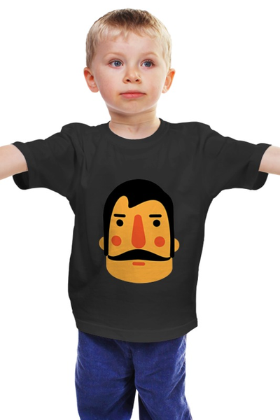 Заказать детскую футболку в Москве. Детская футболка классическая унисекс Борода X от donze - готовые дизайны и нанесение принтов.