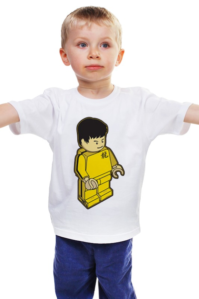 Заказать детскую футболку в Москве. Детская футболка классическая унисекс Брюс Ли от fanart - готовые дизайны и нанесение принтов.
