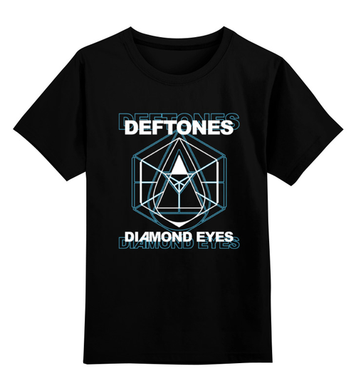 Заказать детскую футболку в Москве. Детская футболка классическая унисекс Deftones от geekbox - готовые дизайны и нанесение принтов.