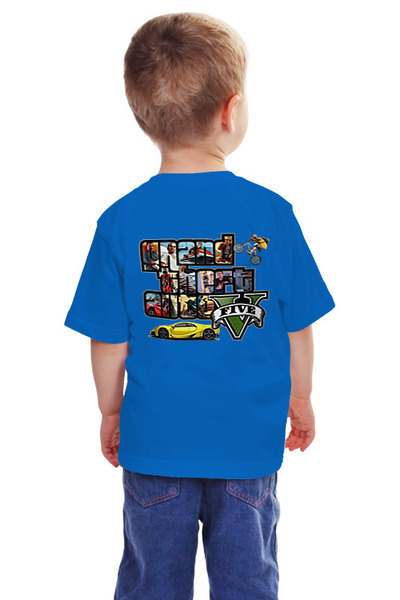 Заказать детскую футболку в Москве. Детская футболка классическая унисекс GTA Live_ от balden - готовые дизайны и нанесение принтов.