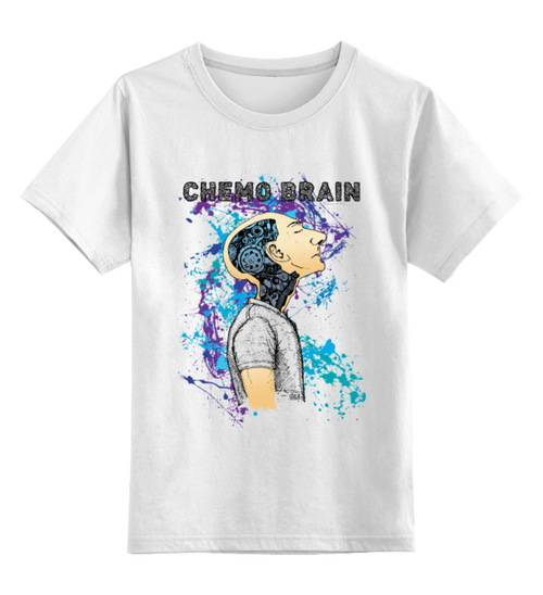 Заказать детскую футболку в Москве. Детская футболка классическая унисекс Химия мозга от OEX design - готовые дизайны и нанесение принтов.