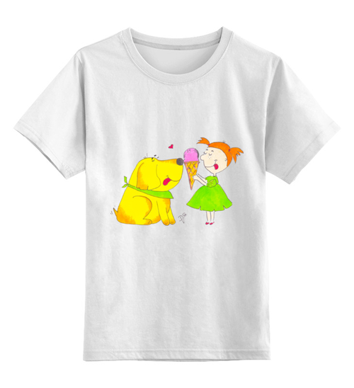 Заказать детскую футболку в Москве. Детская футболка классическая унисекс Дружба крепкая от galkagalka - готовые дизайны и нанесение принтов.