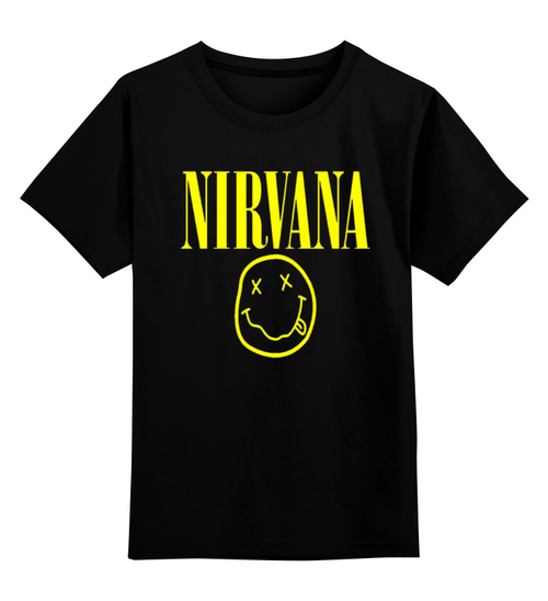 Заказать детскую футболку в Москве. Детская футболка классическая унисекс Nirvana от dizer - готовые дизайны и нанесение принтов.