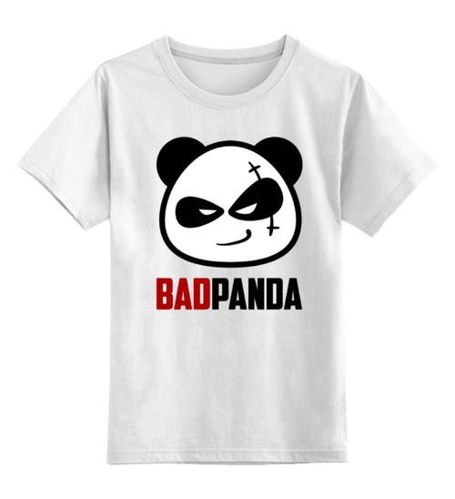 Заказать детскую футболку в Москве. Детская футболка классическая унисекс Bad Panda от Leichenwagen - готовые дизайны и нанесение принтов.