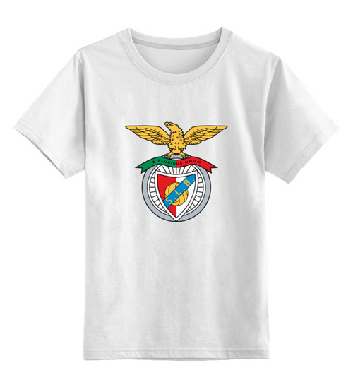 Заказать детскую футболку в Москве. Детская футболка классическая унисекс Benfica от THE_NISE  - готовые дизайны и нанесение принтов.