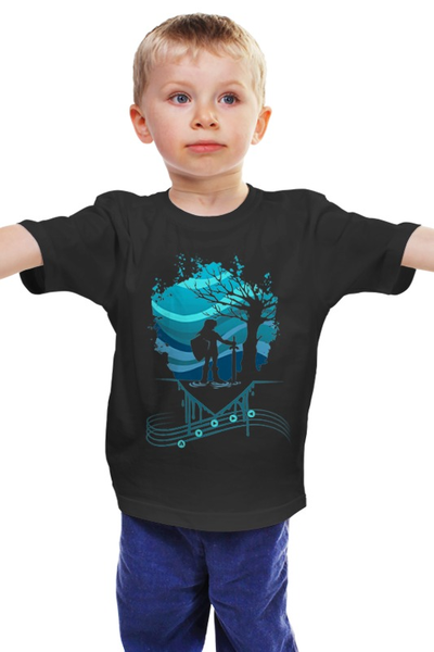 Заказать детскую футболку в Москве. Детская футболка классическая унисекс Zelda от printik - готовые дизайны и нанесение принтов.