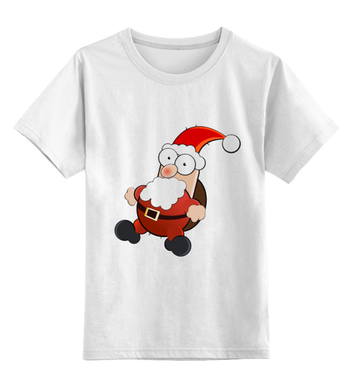 Заказать детскую футболку в Москве. Детская футболка классическая унисекс Дед мороз от queen  - готовые дизайны и нанесение принтов.