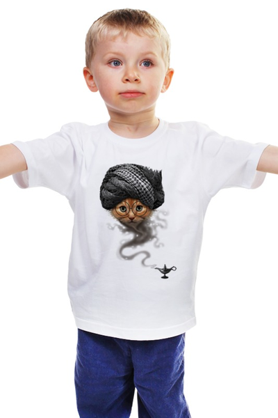 Заказать детскую футболку в Москве. Детская футболка классическая унисекс Я есть Джин от printik - готовые дизайны и нанесение принтов.