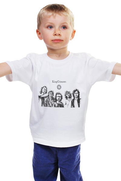 Заказать детскую футболку в Москве. Детская футболка классическая унисекс King Crimson от Fedor - готовые дизайны и нанесение принтов.