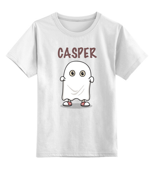 Заказать детскую футболку в Москве. Детская футболка классическая унисекс Casper от Мустафа Тимералиев - готовые дизайны и нанесение принтов.