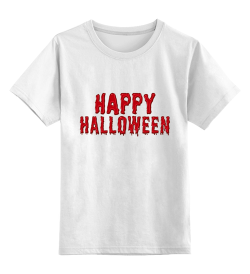 Заказать детскую футболку в Москве. Детская футболка классическая унисекс Halloween от THE_NISE  - готовые дизайны и нанесение принтов.