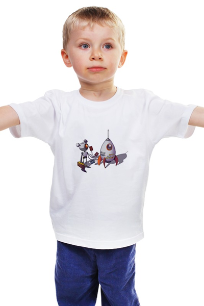 Заказать детскую футболку в Москве. Детская футболка классическая унисекс happy everyday!!! от Aleksandra Alice - готовые дизайны и нанесение принтов.