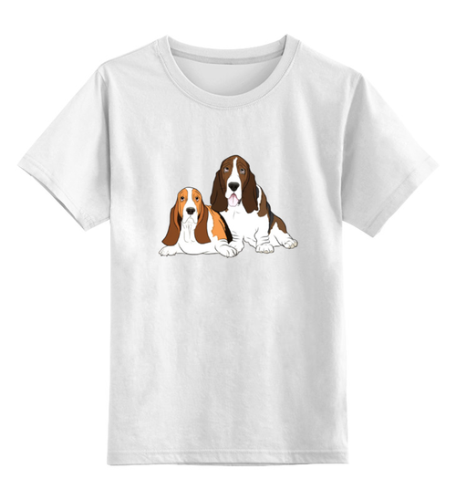 Заказать детскую футболку в Москве. Детская футболка классическая унисекс Собаки от ПРИНТЫ ПЕЧАТЬ  - готовые дизайны и нанесение принтов.