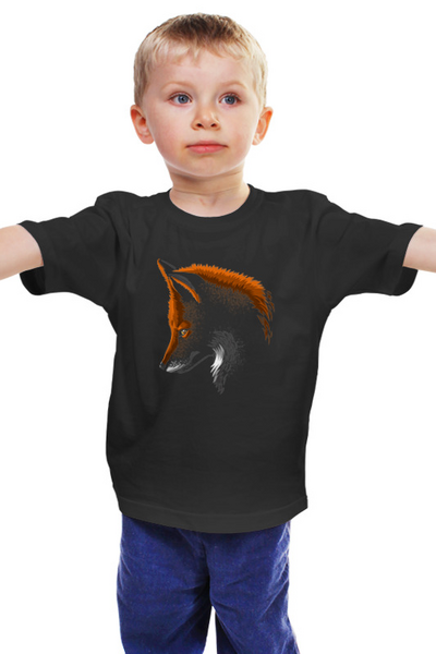 Заказать детскую футболку в Москве. Детская футболка классическая унисекс Лисица от ISliM - готовые дизайны и нанесение принтов.