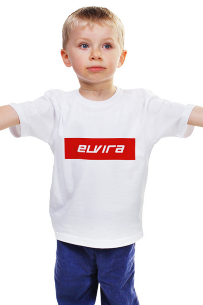 Заказать детскую футболку в Москве. Детская футболка классическая унисекс Elvira от THE_NISE  - готовые дизайны и нанесение принтов.