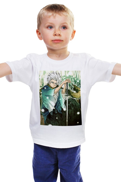 Заказать детскую футболку в Москве. Детская футболка классическая унисекс Тоширо Хицугая от Y L - готовые дизайны и нанесение принтов.
