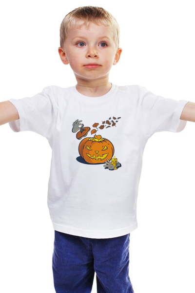 Заказать детскую футболку в Москве. Детская футболка классическая унисекс Легенды осени от LunaSolvo - готовые дизайны и нанесение принтов.