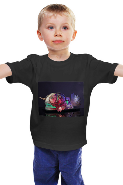 Заказать детскую футболку в Москве. Детская футболка классическая унисекс Flashlight Creative от natulia_hatulia@yahoo.com - готовые дизайны и нанесение принтов.