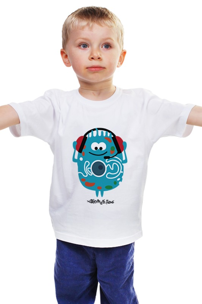 Заказать детскую футболку в Москве. Детская футболка классическая унисекс RockDNA от Biohab.ru - готовые дизайны и нанесение принтов.